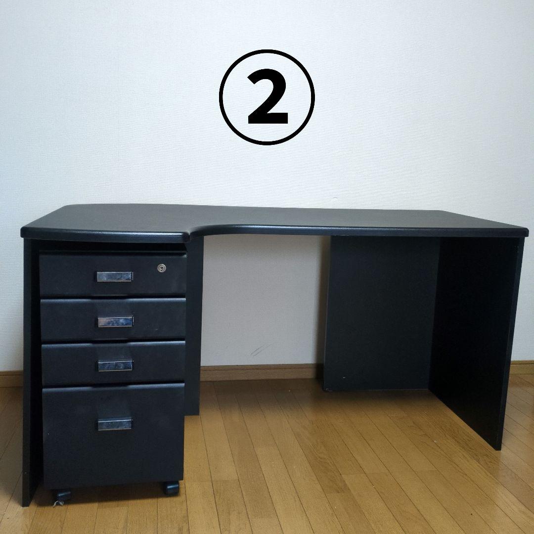 Audrey様②合計価格¥20000円 大型デスク 黒 ブラック L字型 Audrey様①合計価格¥20000円 大型デスク 黒 ブラック L字型 Audrey様①