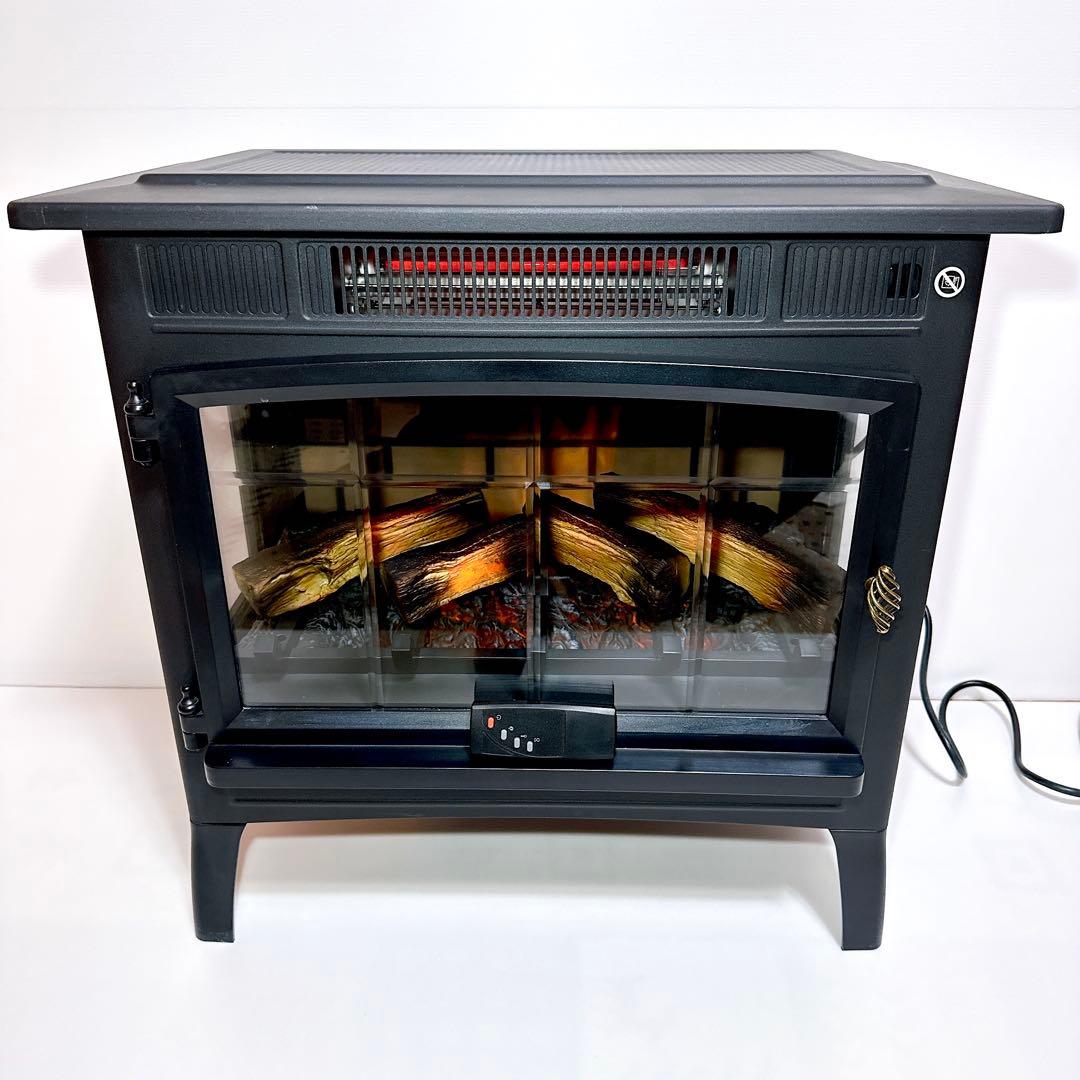 QVC 暖炉型ヒーター DFI-5010-01 速暖 デュラフレーム 送料無料 - メルカリ