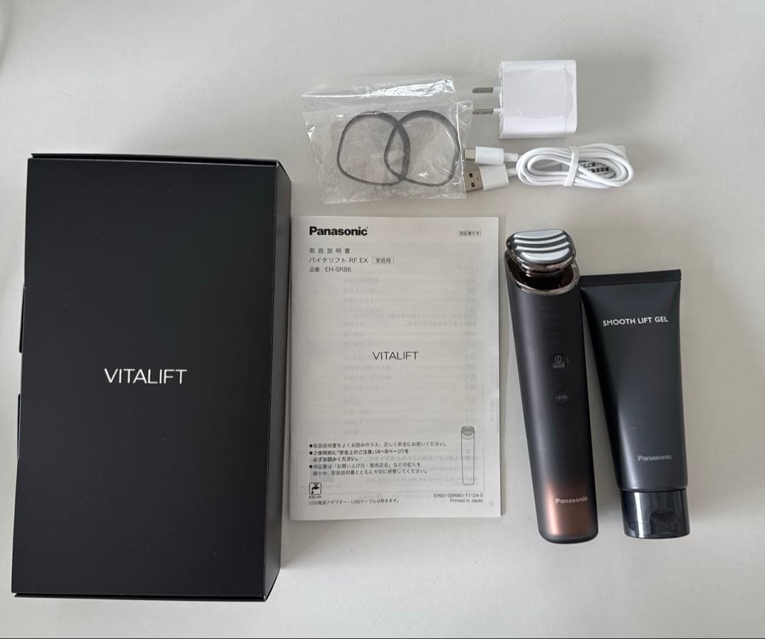 Panasonic バイタリフト RF EX EH-SR86-T 美顔器 Panasonic（パナソニック） リフトケア美顔器 バイタリフト RF EX EH