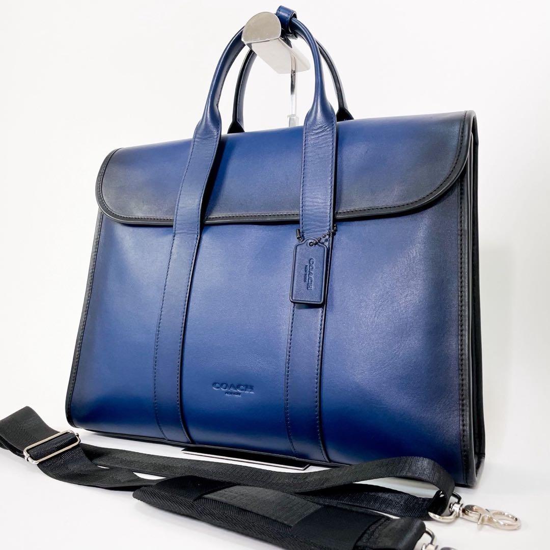 現行極美品！COACH ゴッサム ポートフォリオ 2way ビジネスバッグ COACHコーチ/ゴッサム ポートフォリオ ビジネスバッグ メンズ2way美品