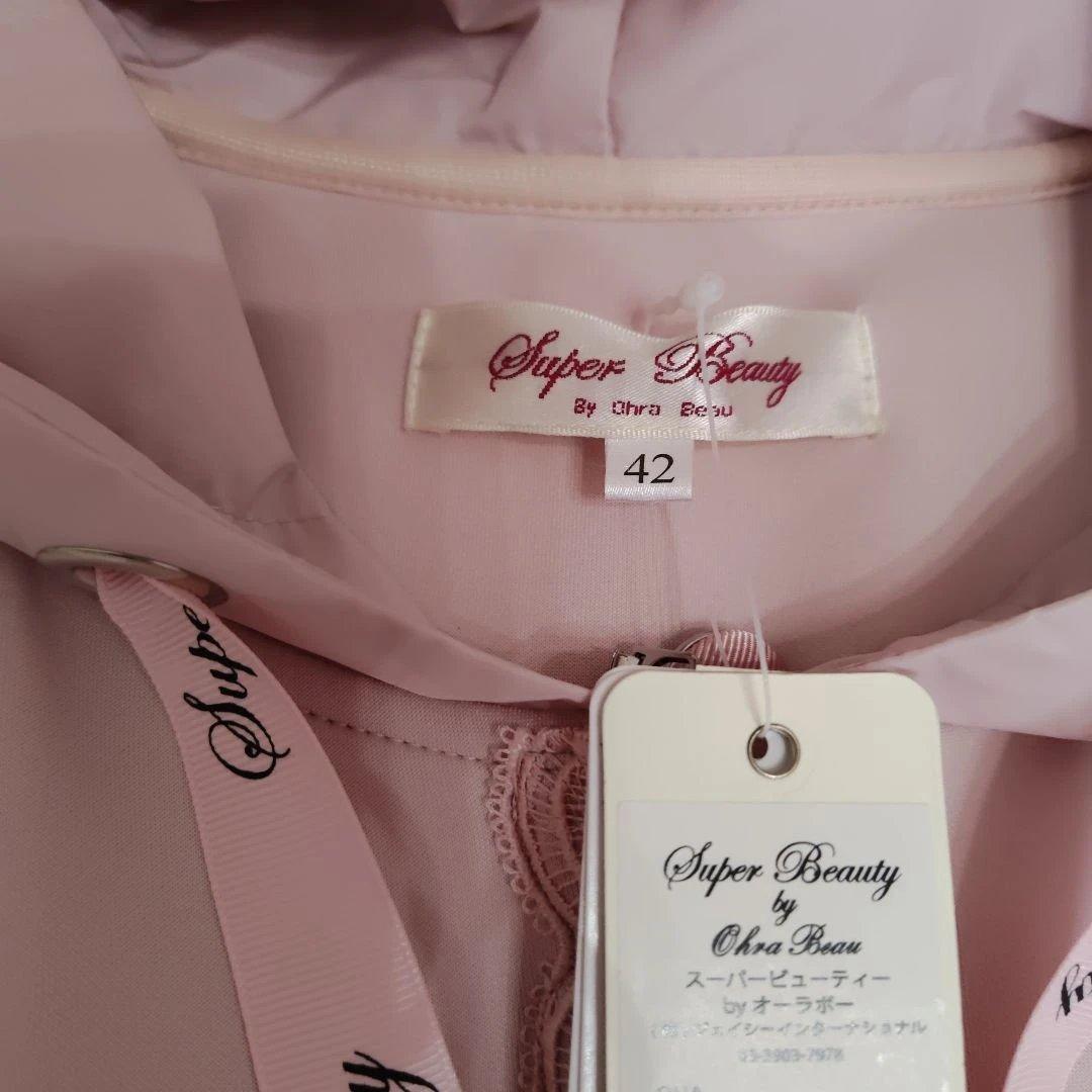 タグ付き新品スーパービューティースプリングコート42サイズ ピンク