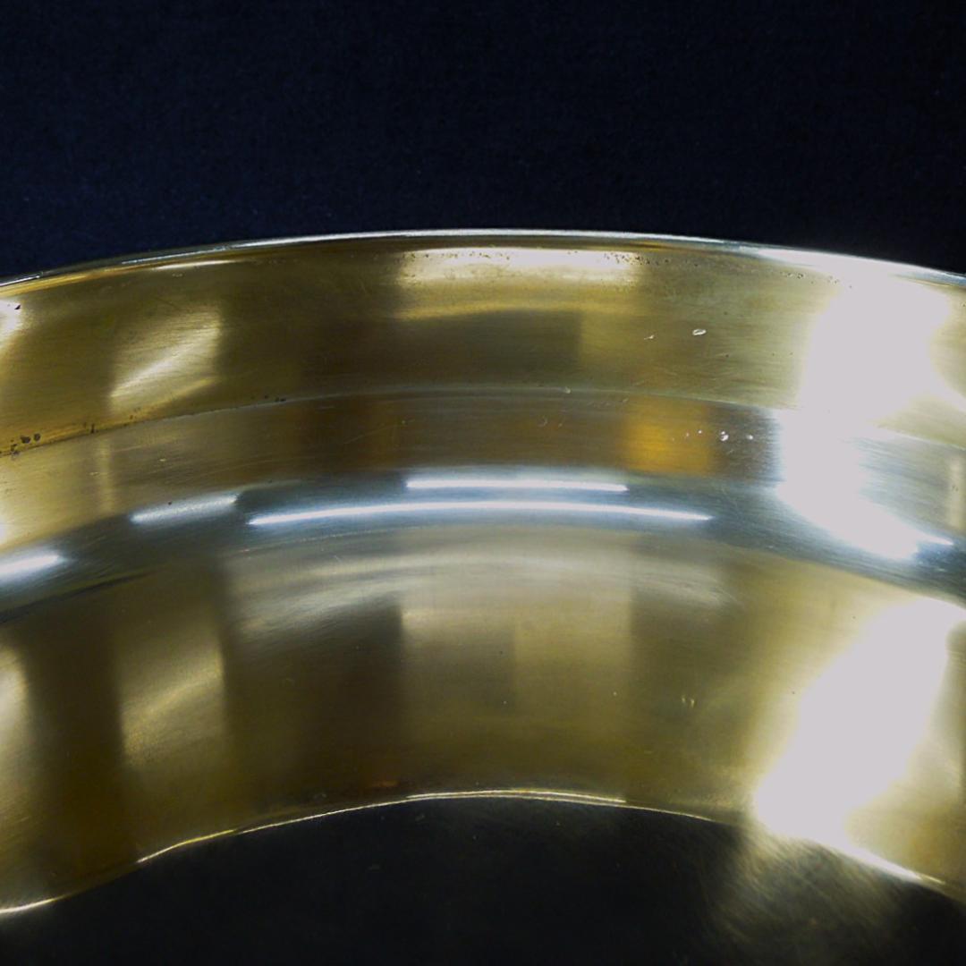 平井鋳造所 砲金鍋 すき焼鍋 1.85kg 在銘 美品 栞 化粧箱に訳有