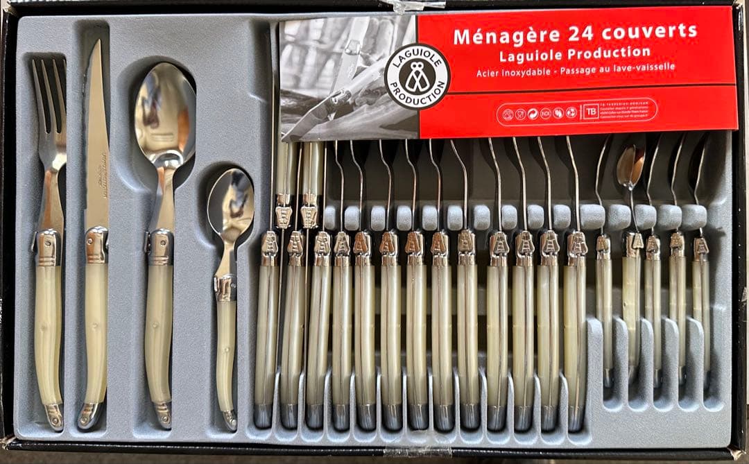 ラギオール 24ピースカトラリーセット 楽天市場】ライヨール ラギオール ディナーカトラリー24ピースセット