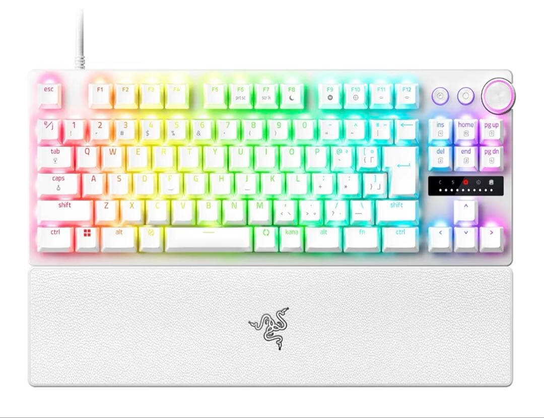 Razer レイザー Huntsman V3 Pro tkl ホワイト JP TKL Keyboard for Gaming - Razer Huntsman V3 Pro Tenkeyless | Razer