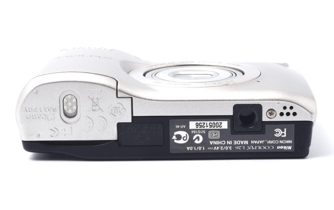 ニコン　Nikon COOLPIX L26 シルバー 《便利な乾電池仕様》