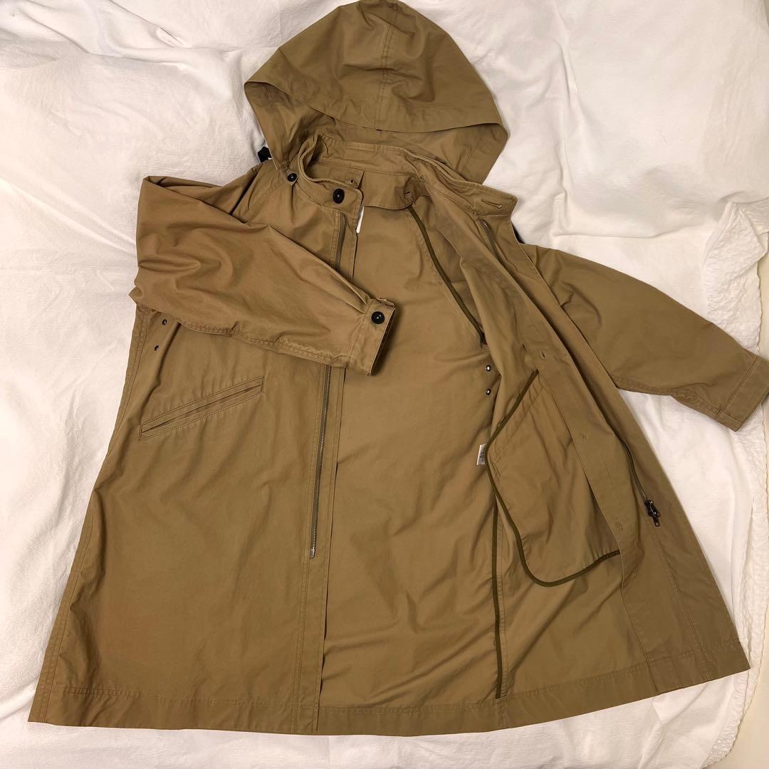 値下げ中！】MHL. モッズコート フーディ ダウンライナー付き ベージュ