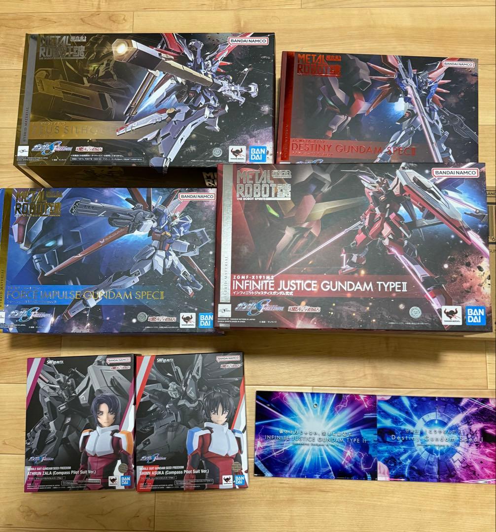 l robot魂 S.H.フィギュアーツ 機動戦士ガンダムSEED ガンダムSEED FREEDOM』S.H.Figuarts キラ・ヤマト、アスラン・ザラ