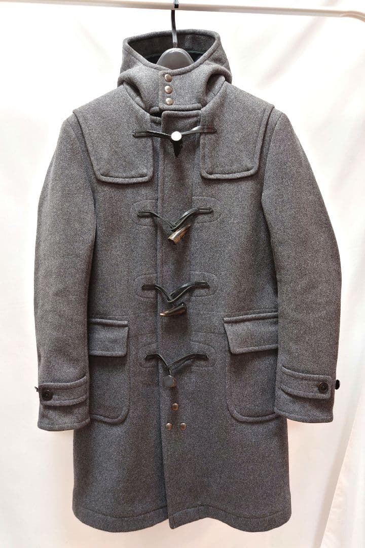 【美品】定価96,800 サイベーシックス　ダッフルコート　36グレー SCYE BASICS（サイベーシックス） 【定価9.5万】サイベーシックス