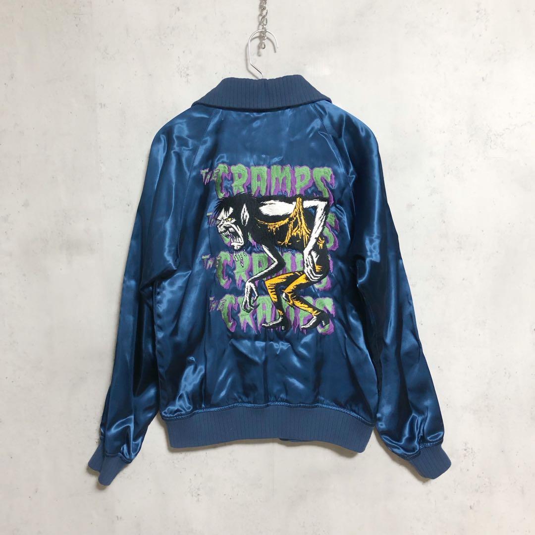 良品 HYSTERIC GLAMOUR×THE Cramps サテン スカジャン