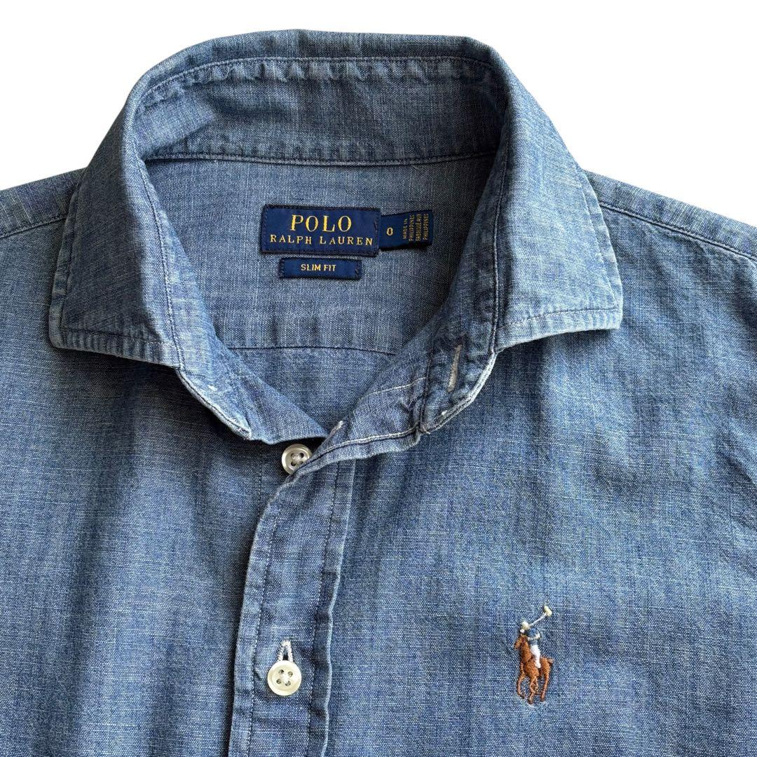 極美品✨ポロラルフローレン即完売 ダンガリーシャツ マルチポニー S