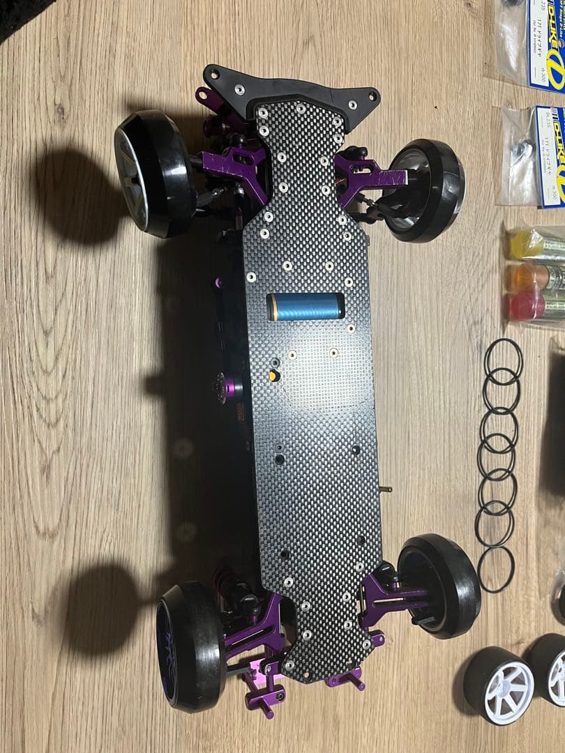 ラジドリ D-LIKE 引退フルセット メカ付き 予備パーツ M12S プロポ