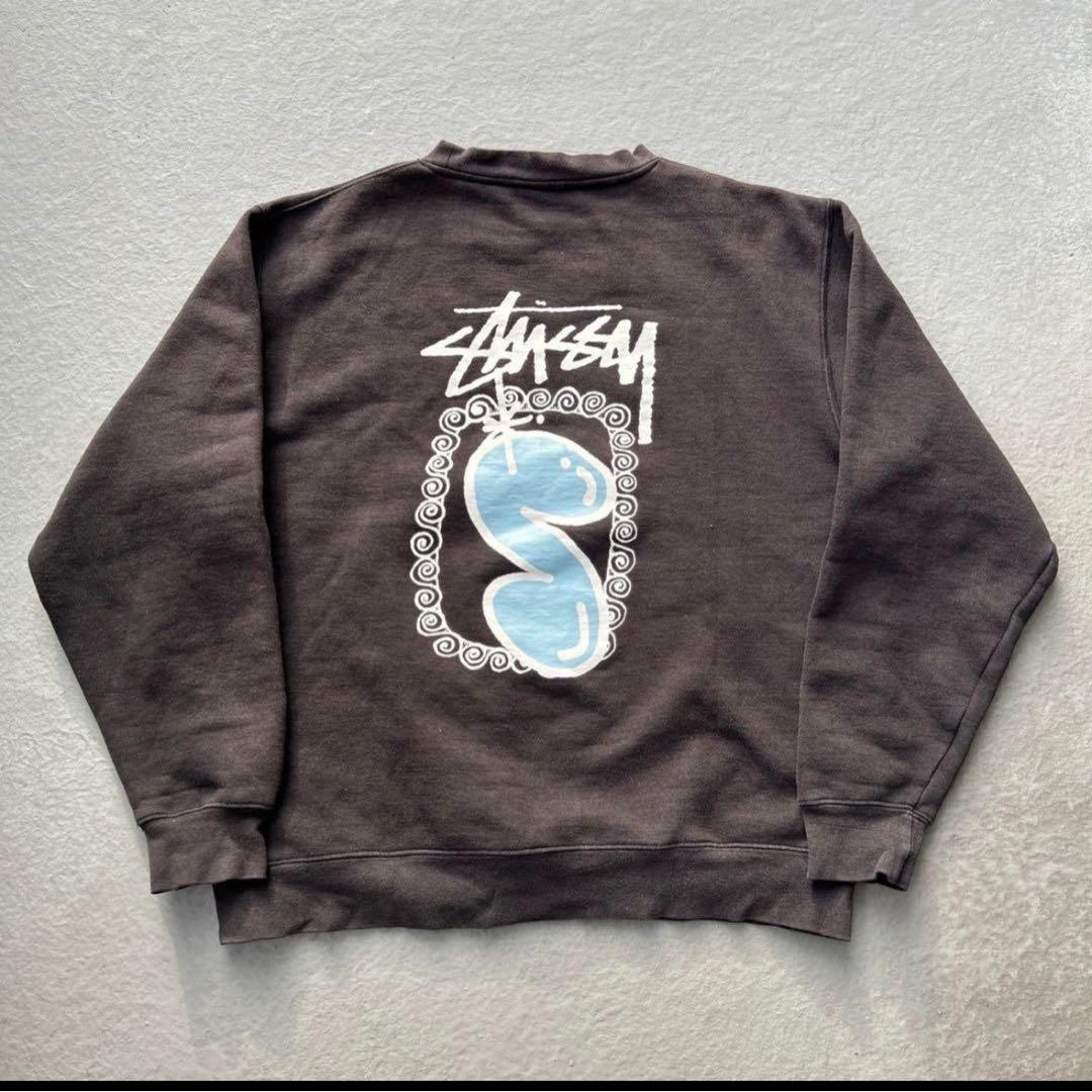 old stussy 90s 紺タグ ビンテージスウェット ブラック ボックス