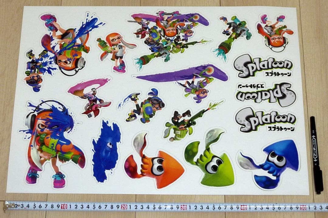 非売品 販促品★初代 スプラトゥーン キャラクターカットアウト POP 7月19日(土)から開催！「スプラトゥーン3 × キャナルシティ博多