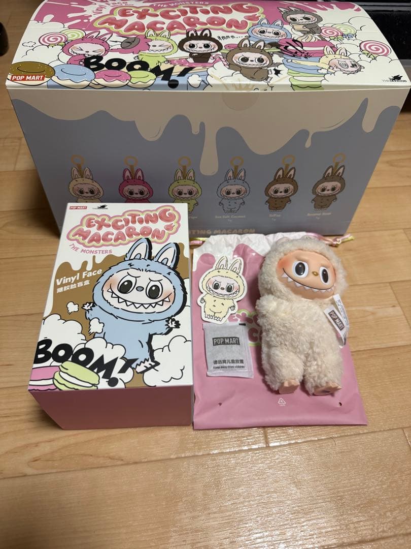 ラブブ LABUBU マカロン Macaron Soymilk 白 ホワイト - メルカリ