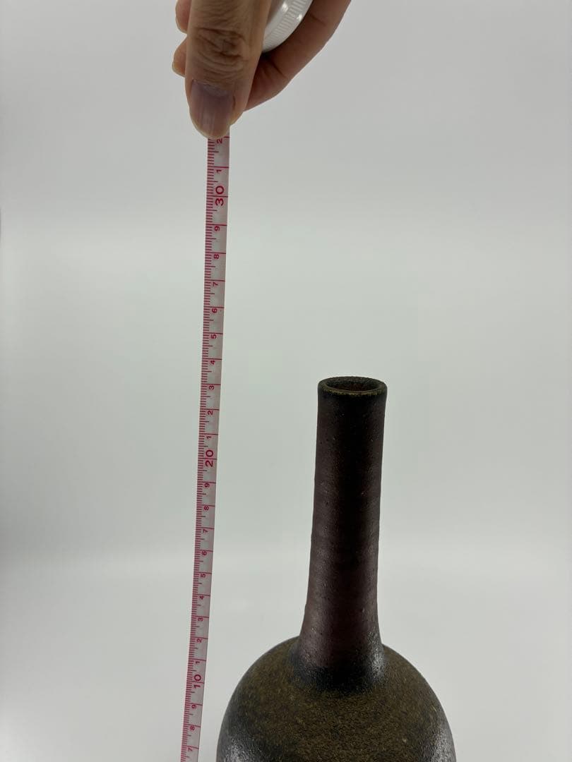 備前焼 花入 一輪挿し 共箱付き 陶印あり 約20cm 花瓶 - メルカリ