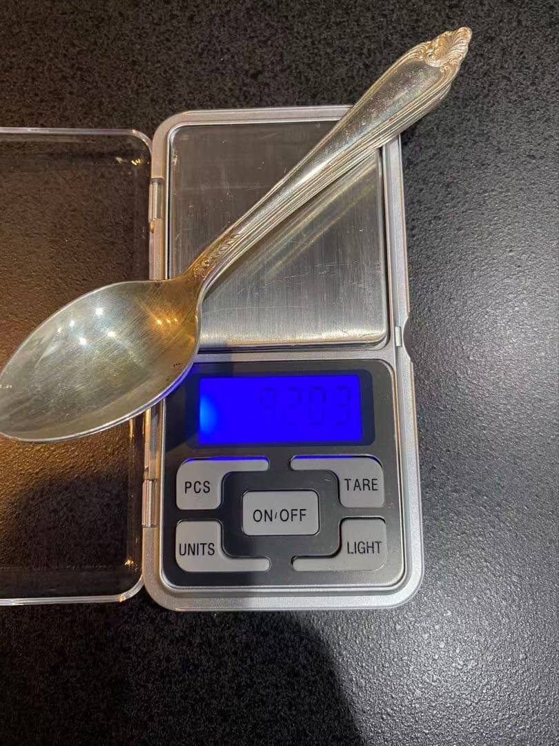 スターリングシルバー アンティークスプーン 3本セット 最 安値