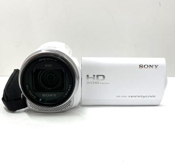 【極上品】SONY HDR-CX680 ホワイト ビデオカメラ HDR-CX680 | デジタルビデオカメラ Handycam ハンディカム | ソニー