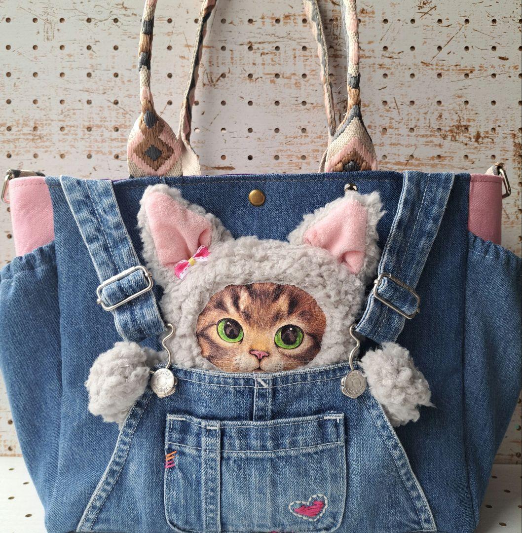 コヤンイサムチョン リトルサンダー デニムリメイクトートバッグ