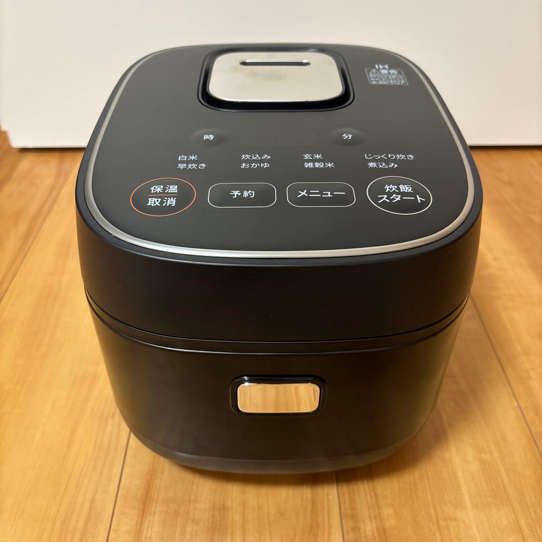 【超美品】情熱価格 IH 炊飯器 5.5合炊き ブラック 5.5合IH炊飯器 絶品ごはん｜生活家電/調理家電｜商品紹介｜ドン