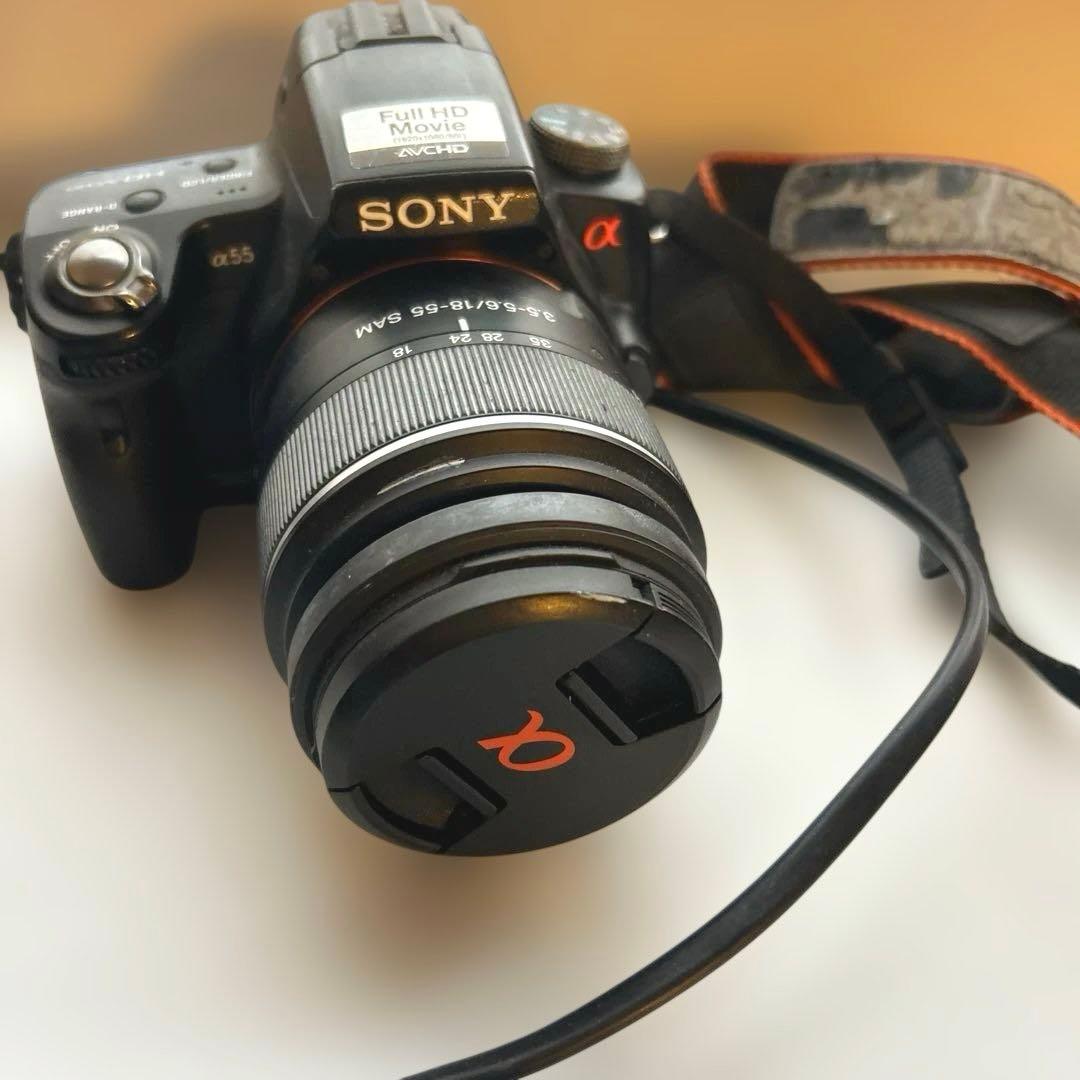 ジャンク品　SONY α55 デジタル一眼レフカメラ 楽天市場】【中古】 Sony ソニー ブラック α55 標準&超望遠ダブル