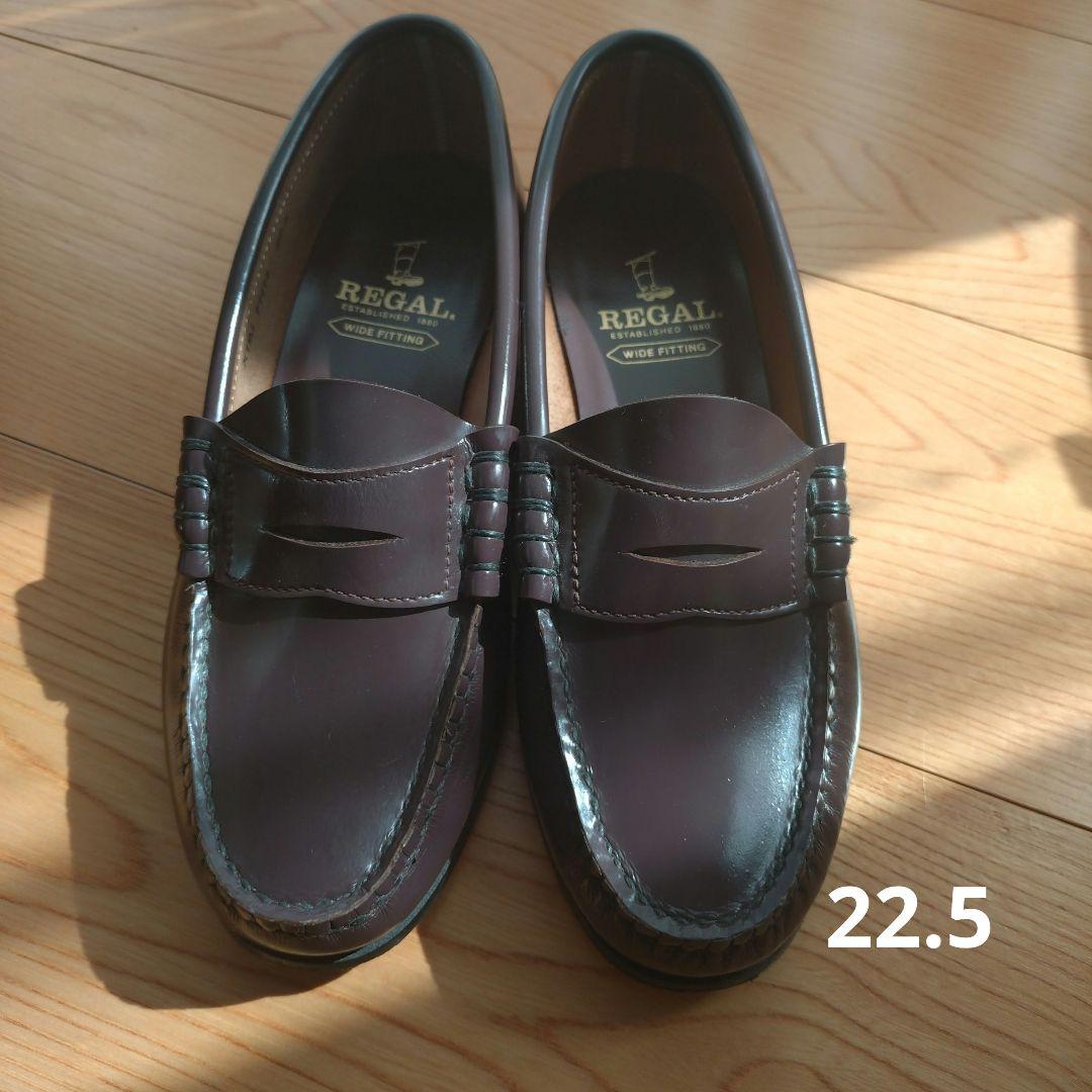 REGAL ローファー ダークブラウン 22.5 - メルカリ