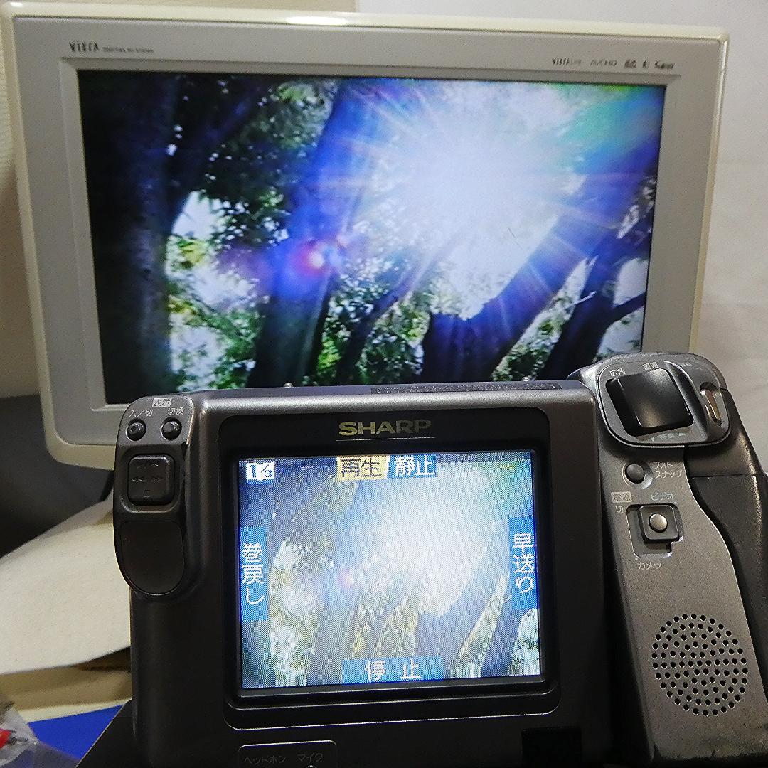 シャープ VL-HL55 動作良好 VideoHi8 ビデオカメラDVD化に最適 - メルカリ