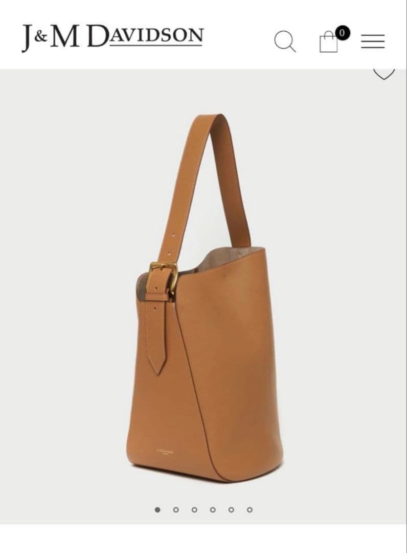 アロ　　J&M DAVIDSON クイバーバケット　キャメル　茶色 J&M DAVIDSON クイバーバケット キャメル 茶色 J&M DAVIDSON クイバー