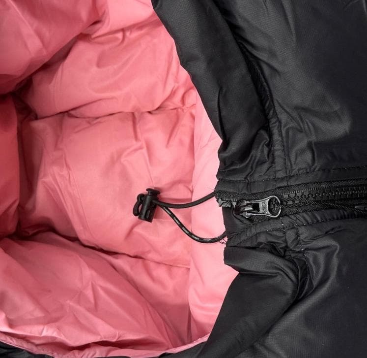 Stussy ブラック ピンク ダウンジャケット M - メルカリ