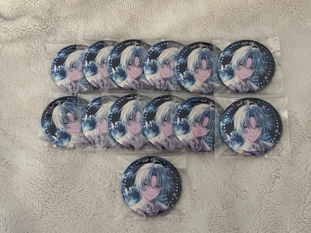 渚トラウト twinkle gift にじさんじ ウィンターデート 缶バッジ