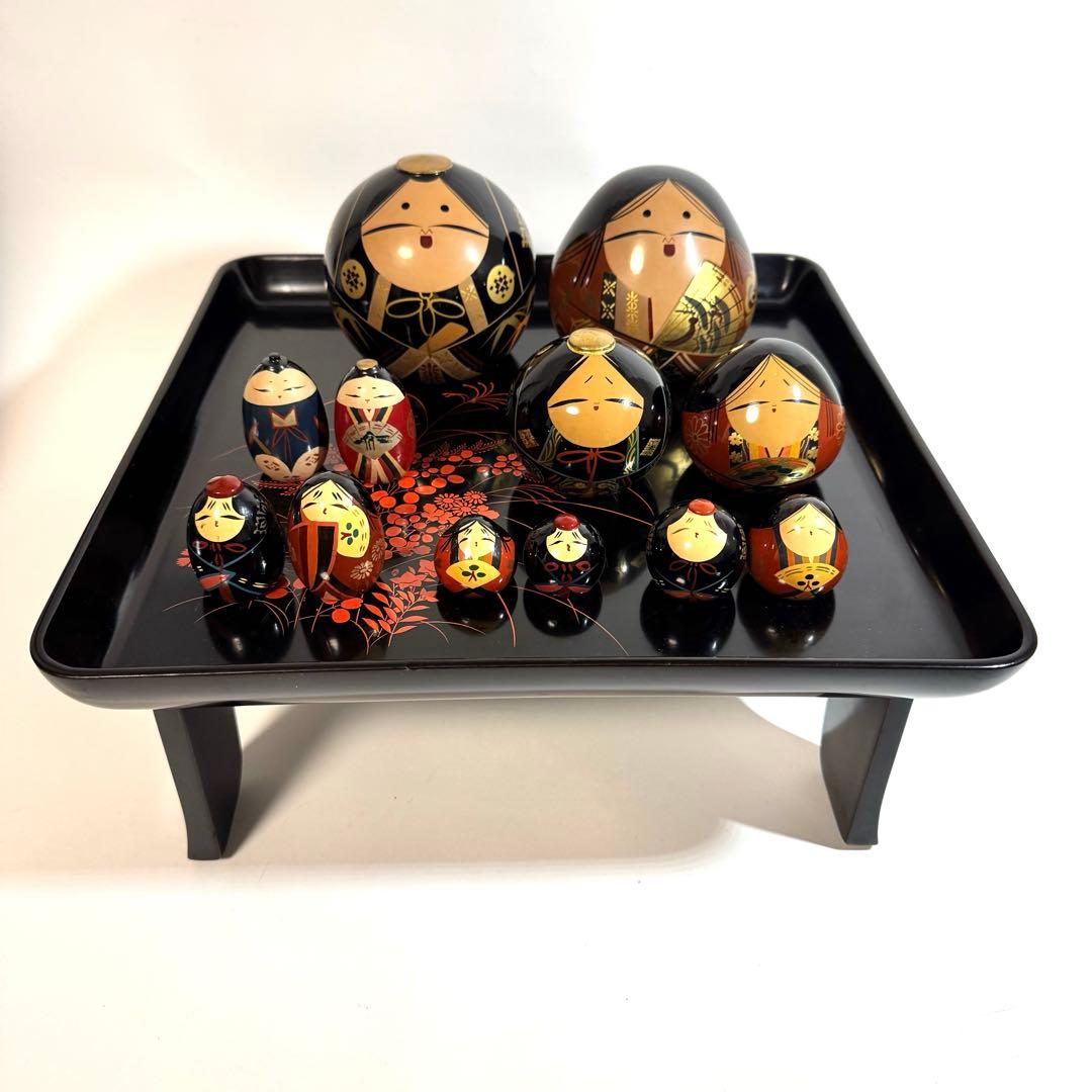 大内人形5点&紀州雛1点 木製漆塗り台付 大内人形】ふるや先生の作品が入荷しました！ | 西の京やまぐち物産館