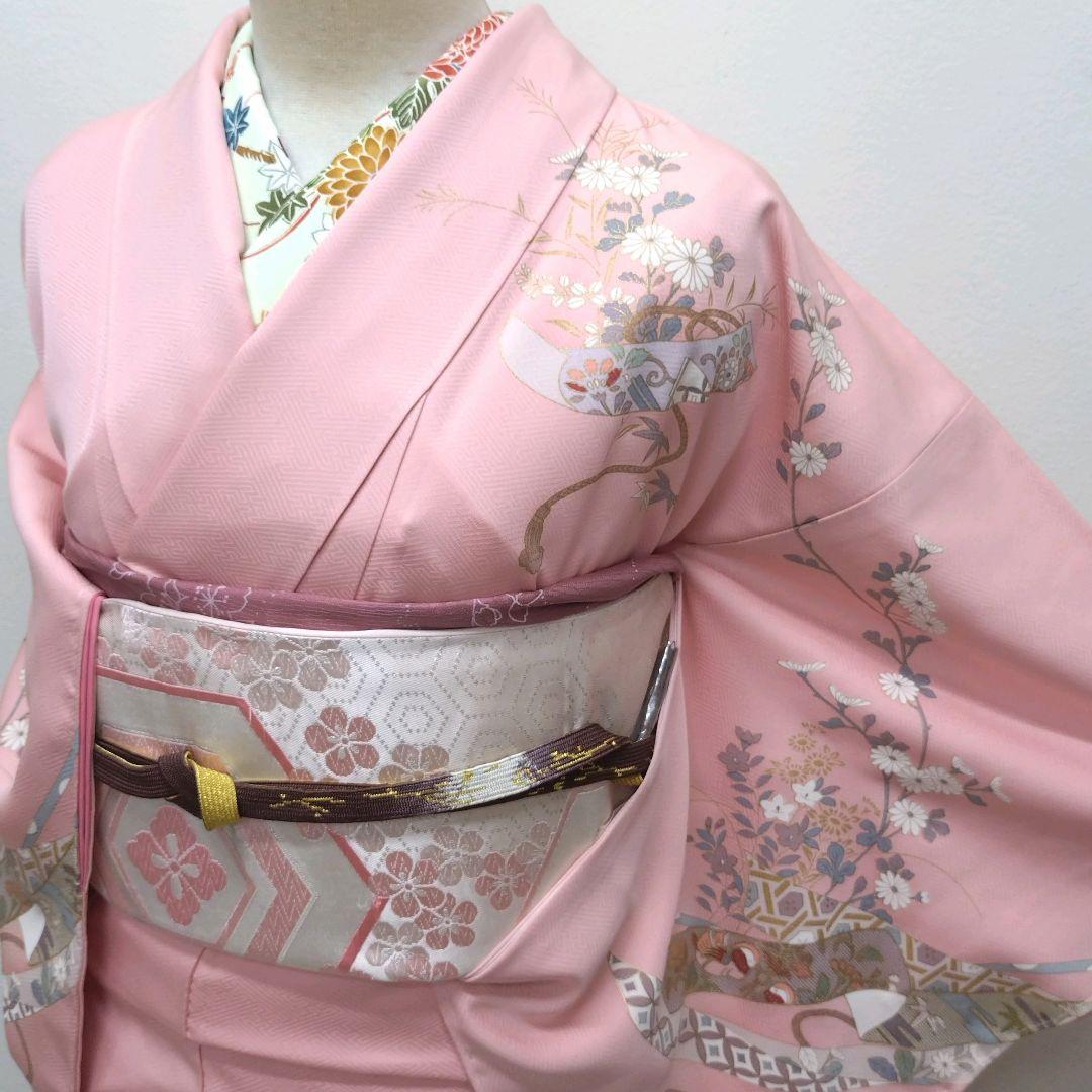 734 半額セール 正絹 高島屋誂え 未使用品 友禅 訪問着 4点フルセット