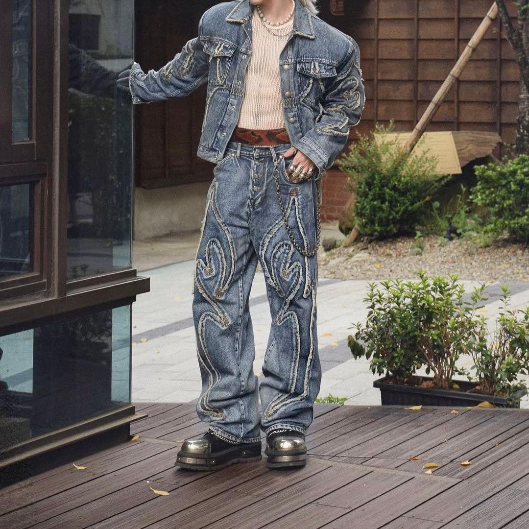 Thug Club Tribal Denim Pants トライバルデニムパンツ - メルカリ