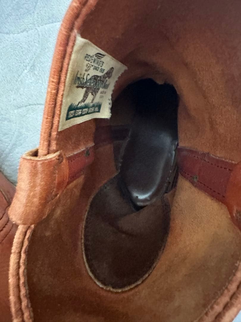 レッドウイング ペコス866 8.5D 四角犬タグ ヴィンテージ 80s