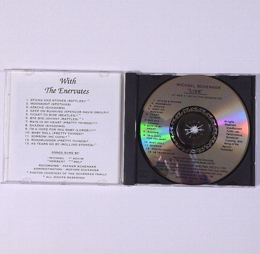 マイケル・シェンカー 少年時代 WITH THE ENERVATES/LIVE - メルカリ