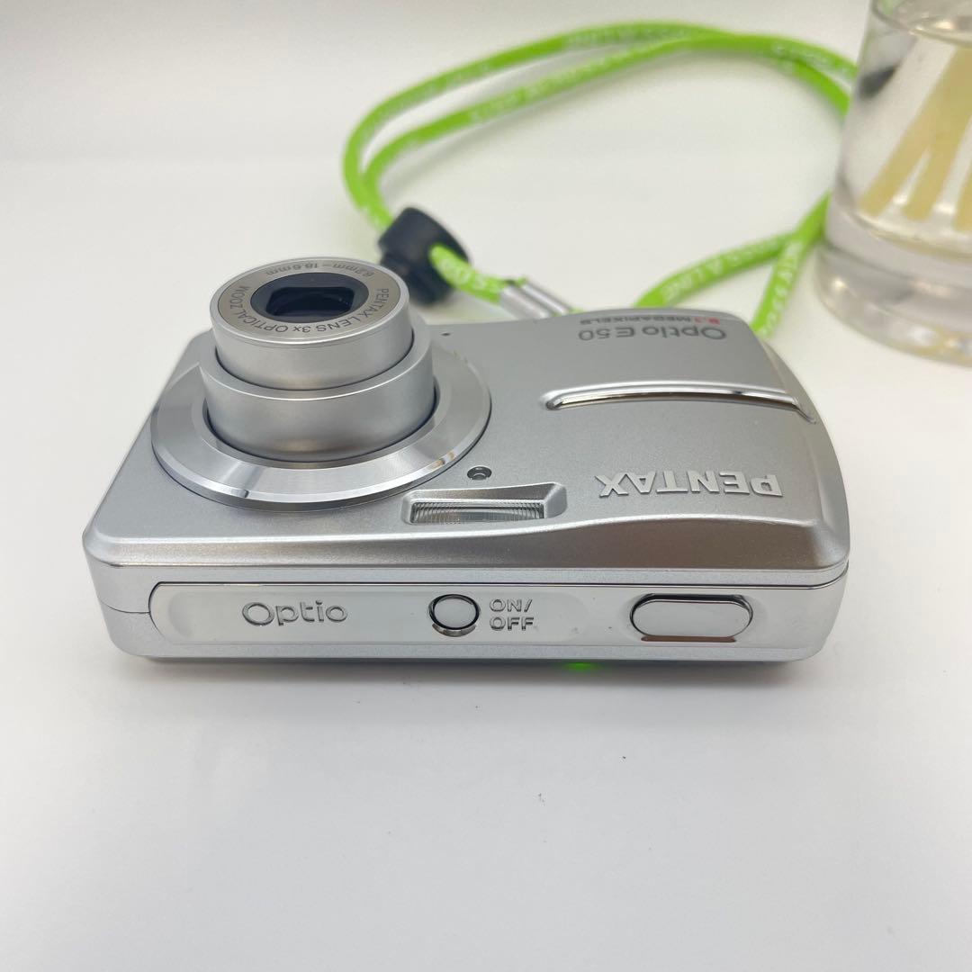 美品✨PENTAX Optio E50✨動作確認済 スマホ転送OK 単三電池♪ - メルカリ