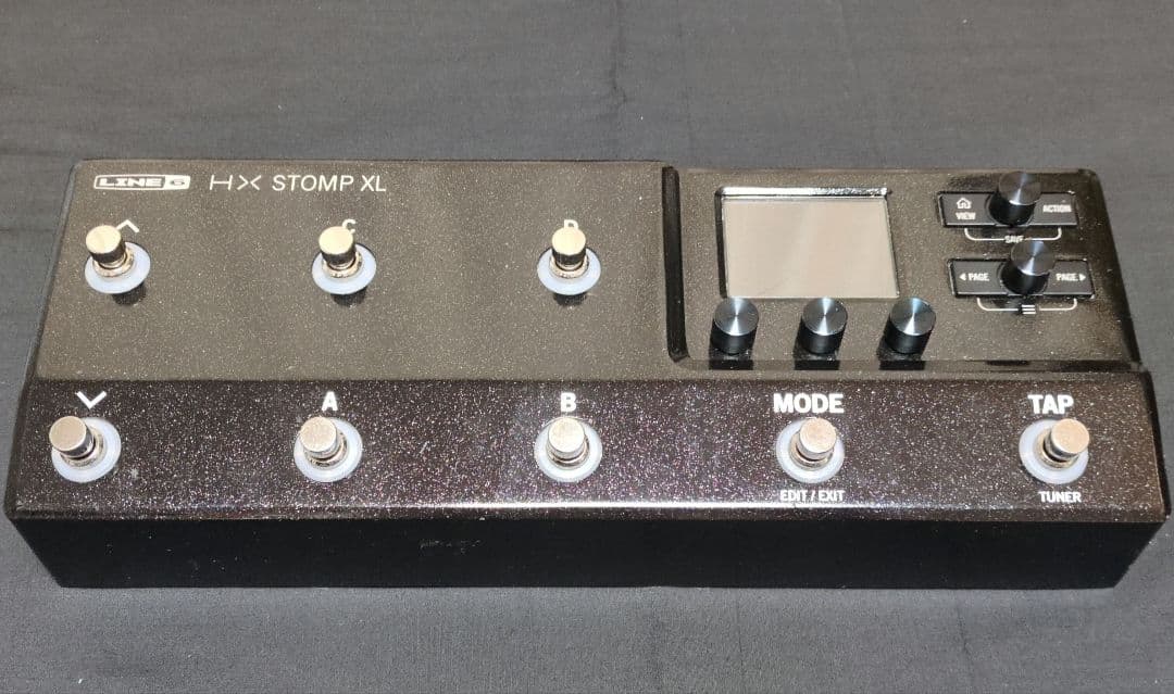 ギター Line 6 HX Stomp XL Line 6 HX Stomp XL Guitar Multi-effects Floor Processor - Burgundy