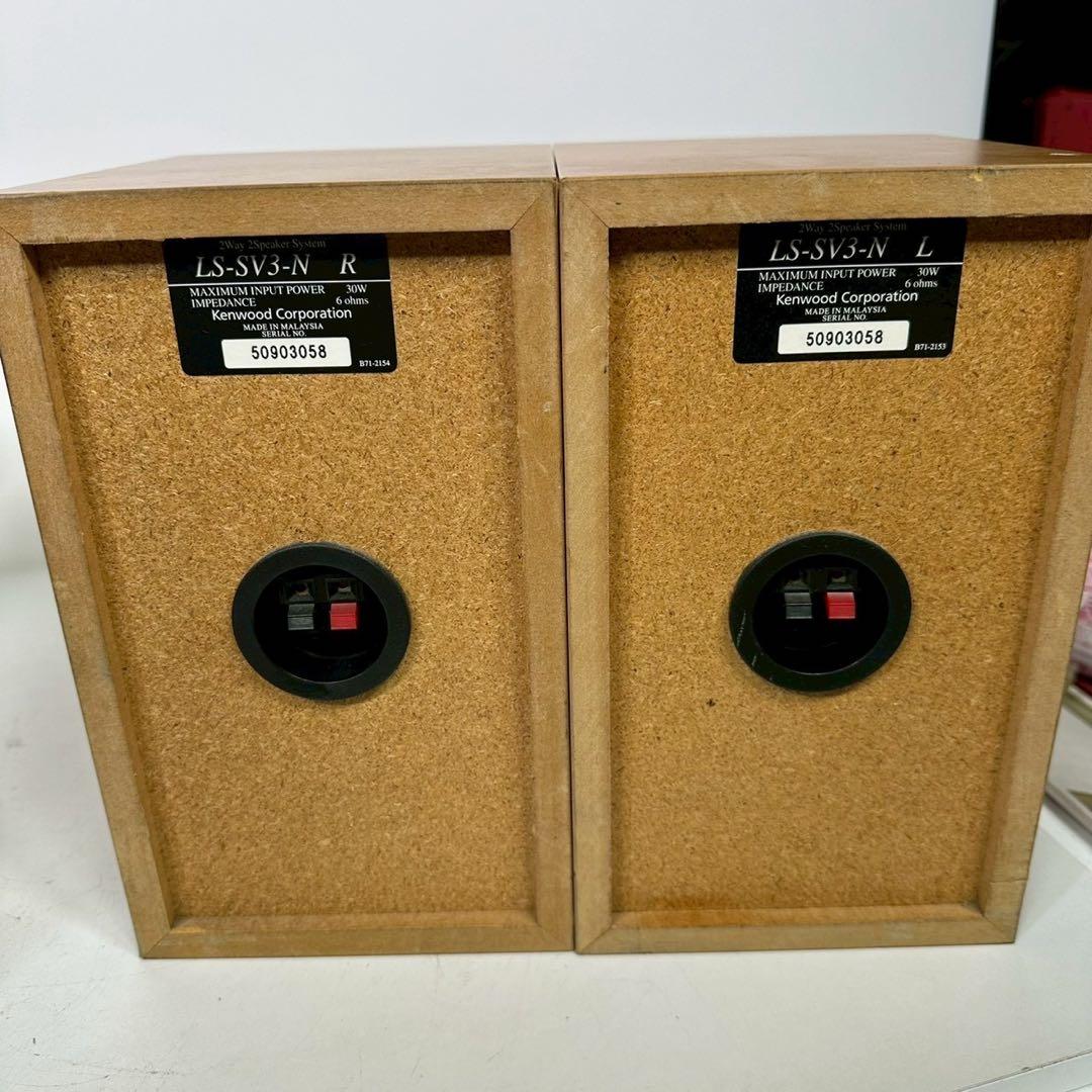 KENWOOD ミニコンポ RXD-SV3MD スピーカーセット 即購入歓迎 - ラジオ