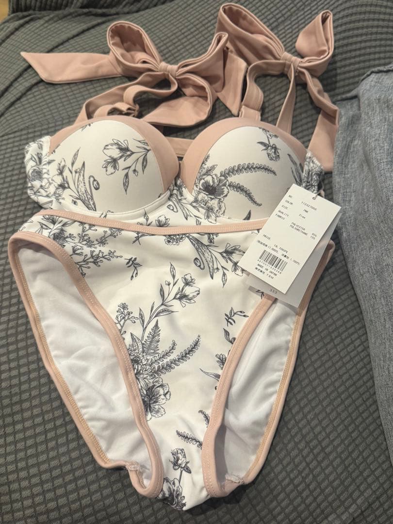 新品】Darich ショルダーリボンコルセットビキニ PNK FREESize - メルカリ