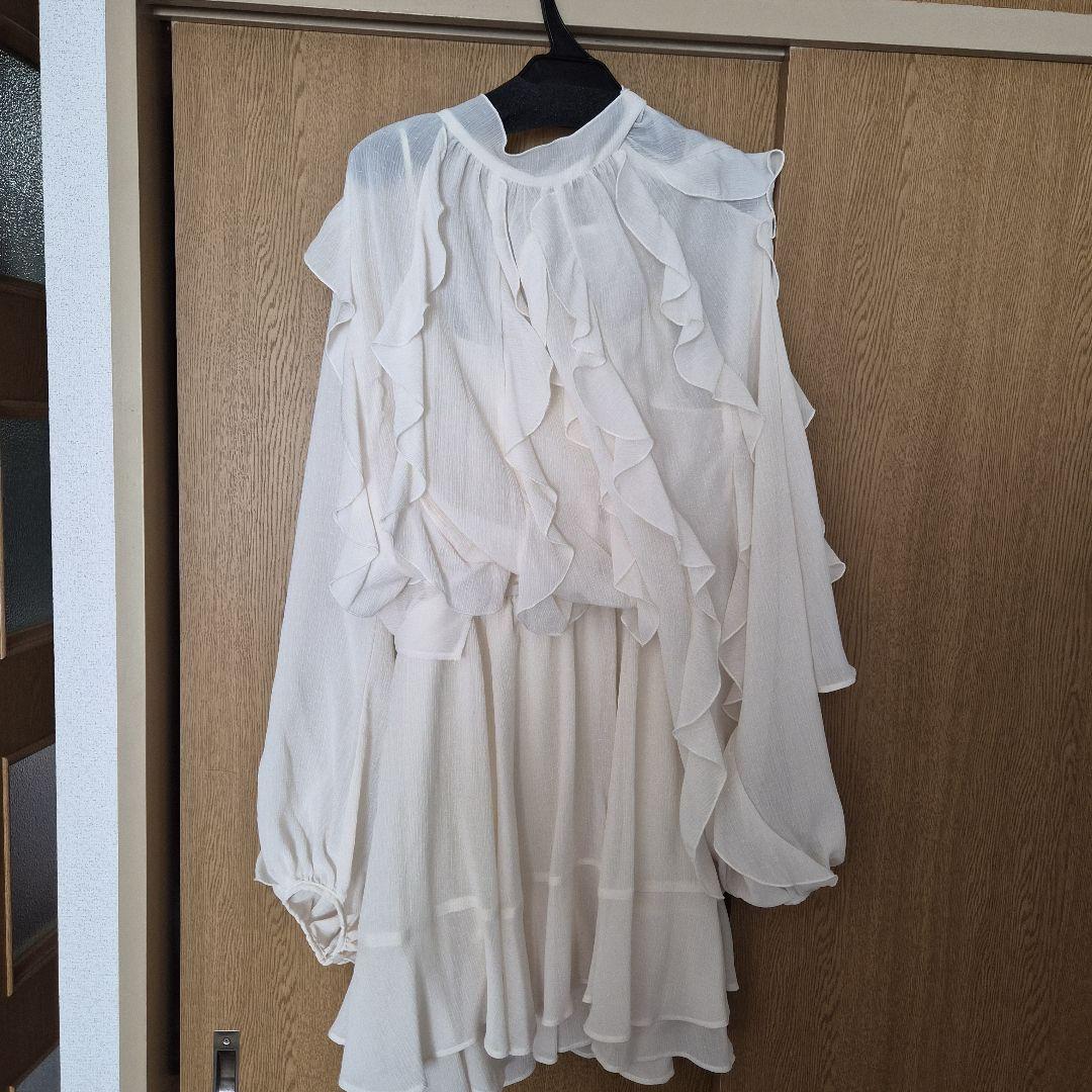 COCO DEAL 岡崎紗絵さんコラボ】カスケードボウタイフリルミニワンピース SALE40%OFF】COCODEAL ココディール カスケードボウタイフリルミニ