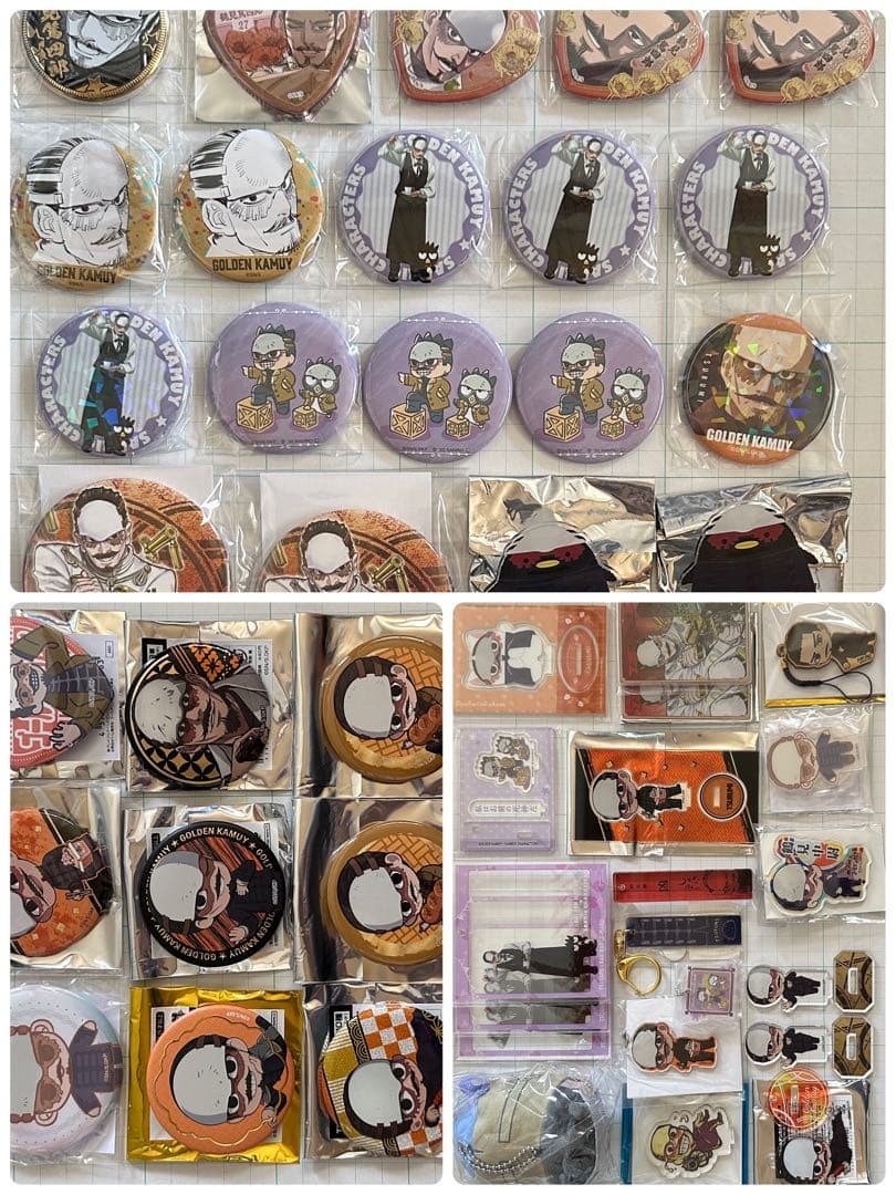 ゴールデンカムイ 鶴見中尉 グッズ まとめ売り ゴールデンカムイ どうぶつフォーゼマスコット 7.鶴見中尉（再販