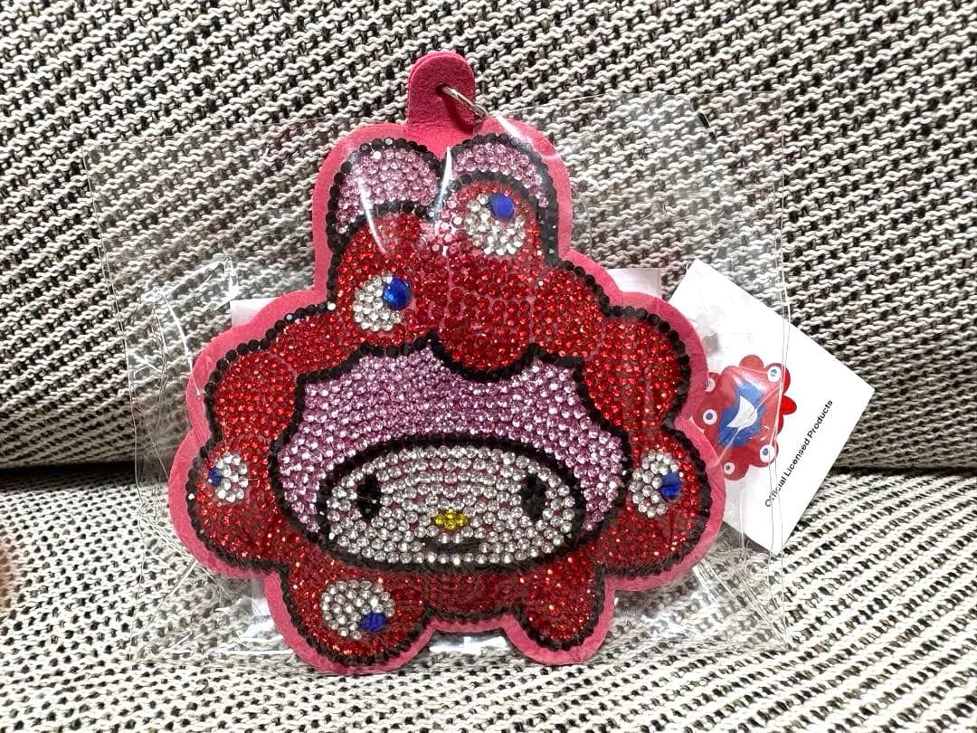 サンリオ ミャクミャク キラキラレザーキーホルダー マイメロディー