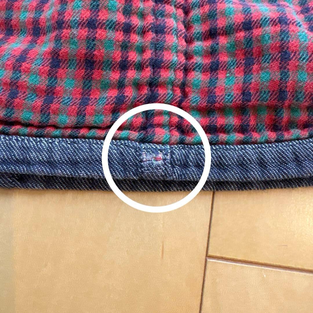 familiar チェック リバーシブル スカート 120 赤 - メルカリ