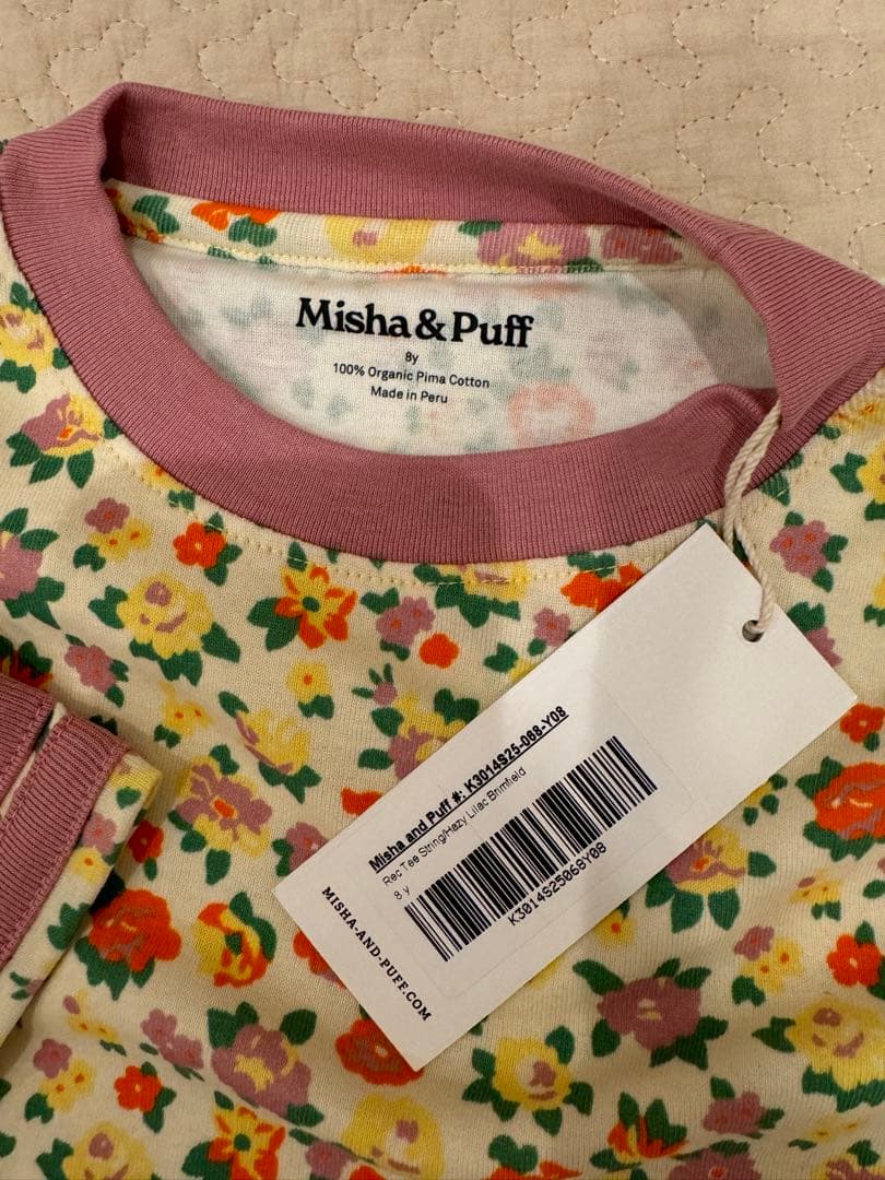 Misha & Puff Rec Tee 花柄 Tシャツ 8y