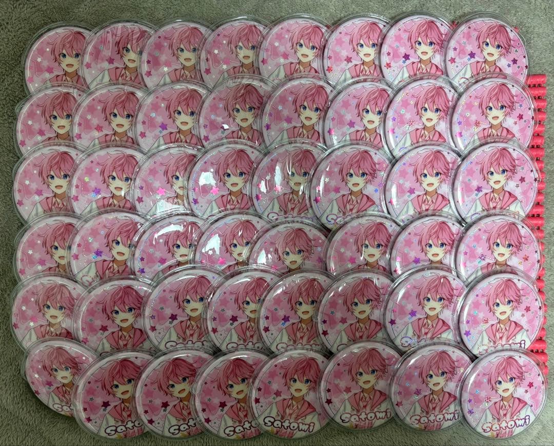 すとぷり さとみ 缶バッジ すとぷり さとみくん 缶バッジ（おまけ付き） - メルカリ
