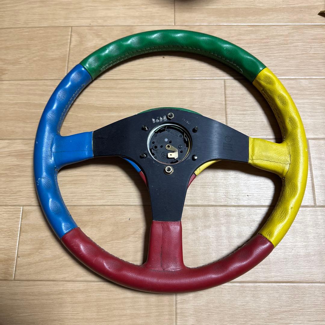 momo モモベネトンF1 TEAMステアリングハンドル MOMO Benetton momo