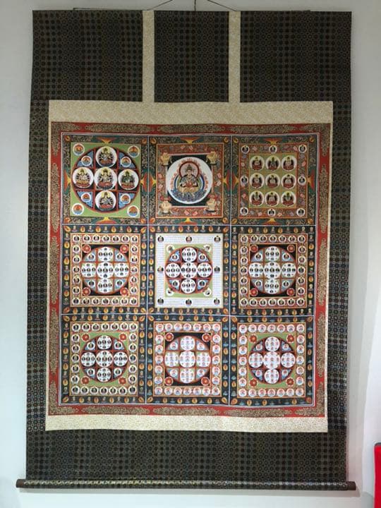 特大 金剛界曼荼羅 仏画色紙 金剛界曼荼羅 - 香老舗 高野山大師堂