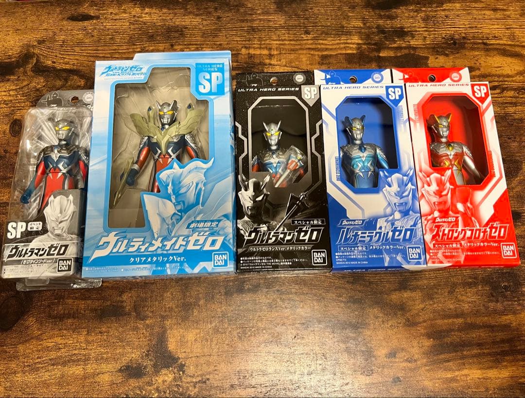 ウルトラマンゼロ SPシリーズ 限定品5体セット ソフビ ウルトラヒーローシリーズEX ウルトラマンゼロ＆ウルトラゼロ
