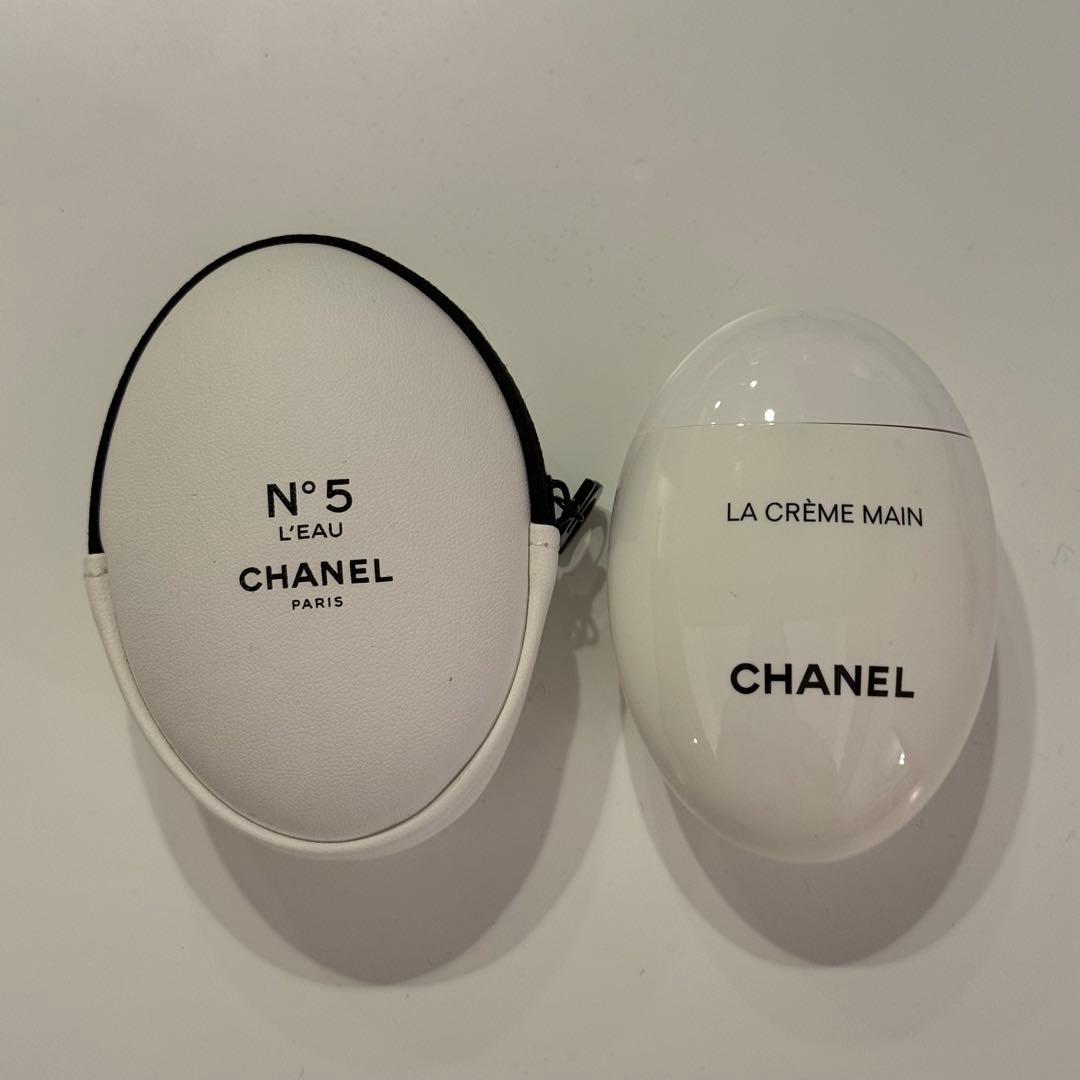 CHANEL N°5 ラ クレーム マン ハンドクリーム ポーチ - メルカリ