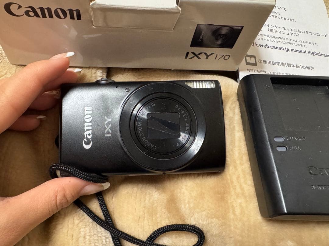Canon IXY 170 コンパクト デジタルカメラ ブラック