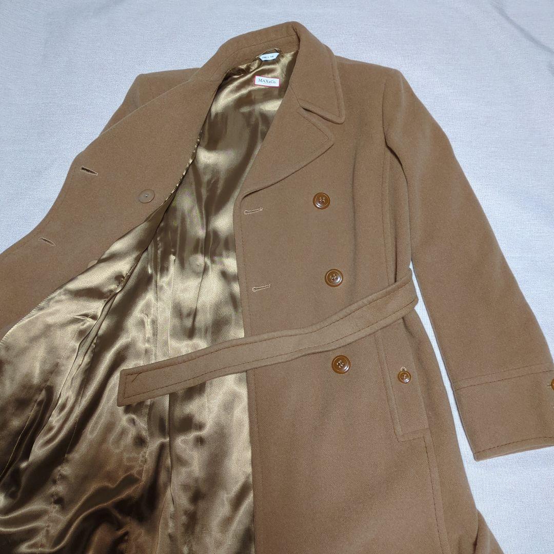 《美品》MAX&Co. キャメル ダブルブレストコート